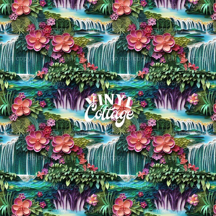 Tropical Waterfall ~ 1001