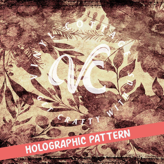 Burnt Flowers ~ Holographic Vinyl ~ HG47