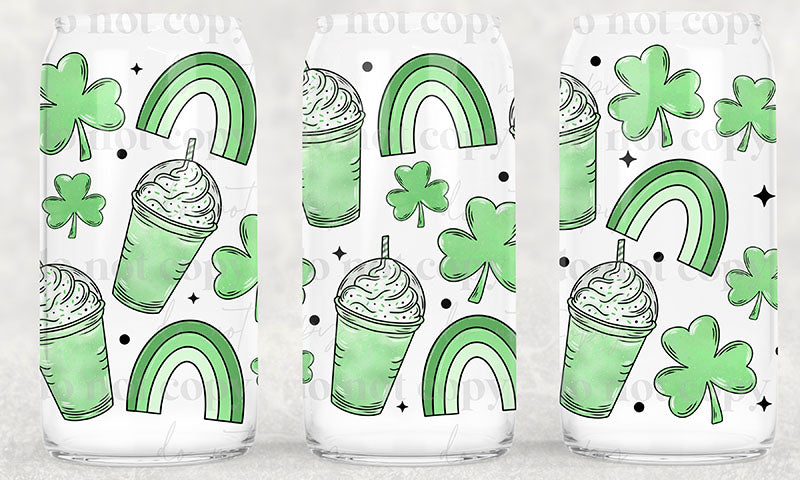 69UV ~ UV DTF Wrap ~ Lucky Coffee