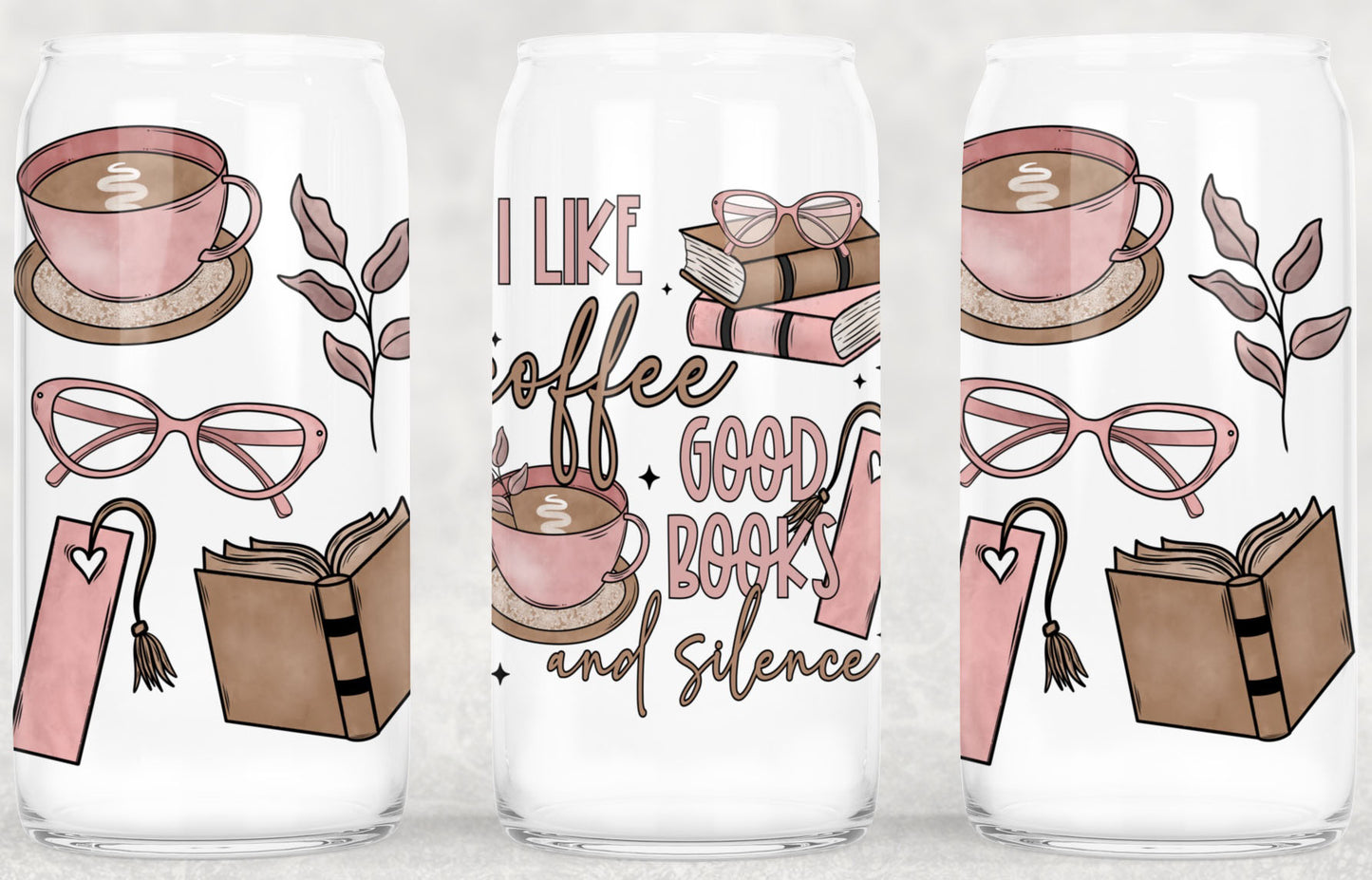 80UV ~ UV DTF Wrap ~ Coffee and Books