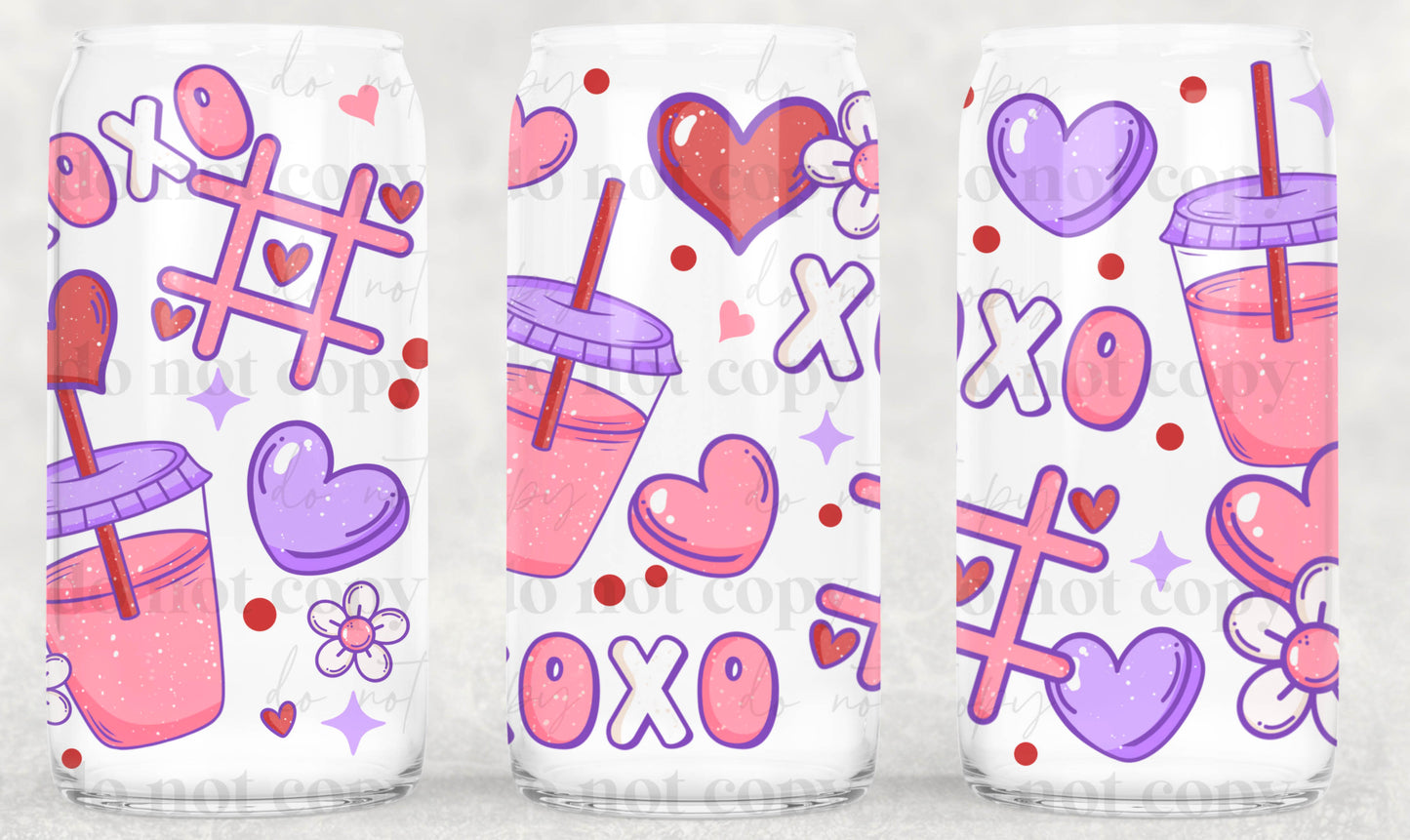 149UV ~ UV DTF Wrap ~ XO Tic Tac Toe