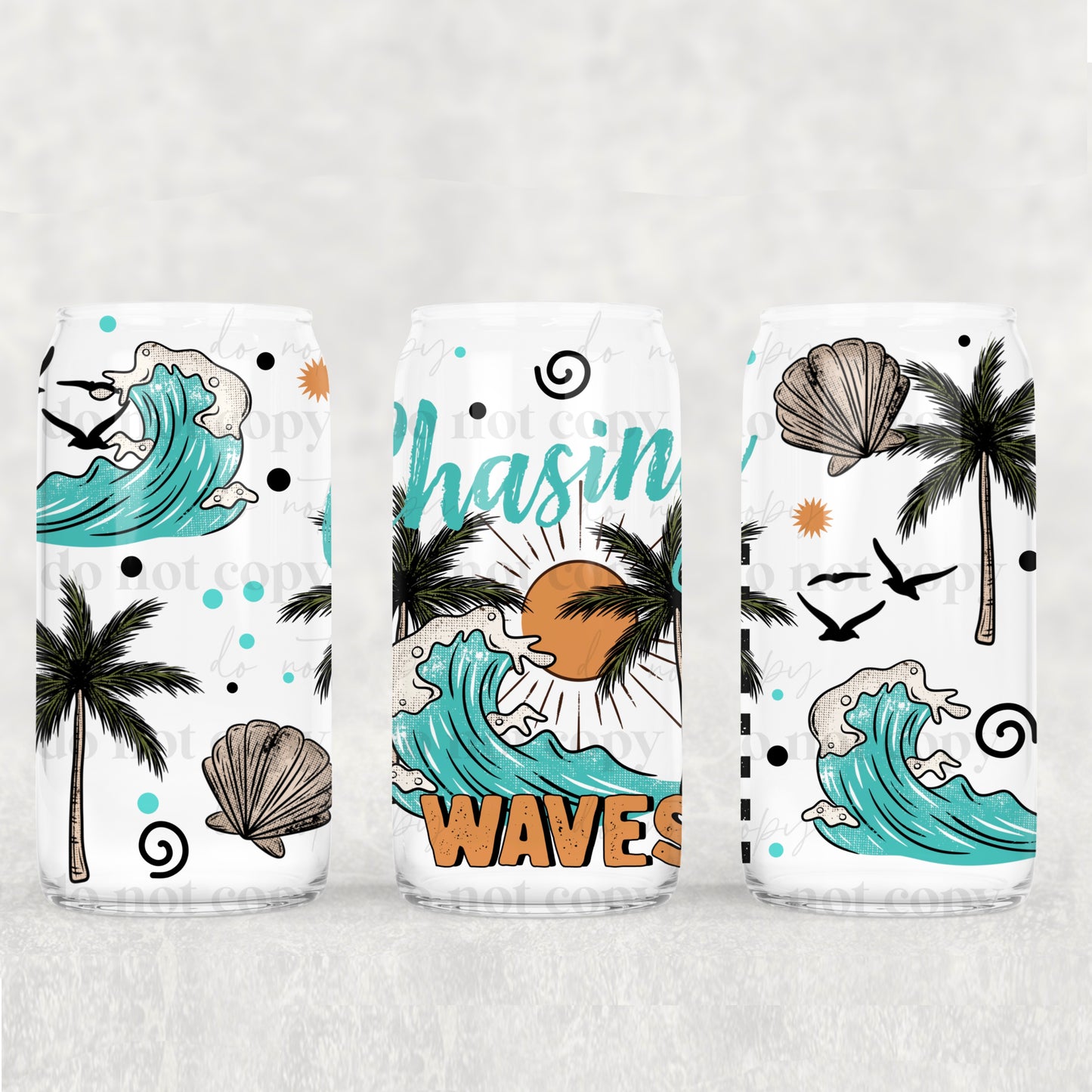 156UV ~ UV DTF Wrap ~ Chasing Waves