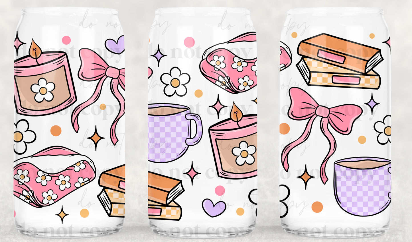 152UV ~ UV DTF Wrap ~ Pink and Cozy