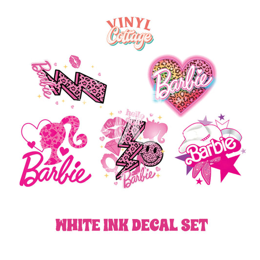 Play Time ~ White Ink Decal Set