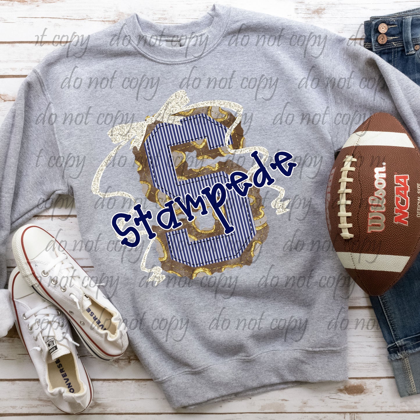 Stampede ~ Leopard Prepster ~ 25SAG ~ DTF Transfer