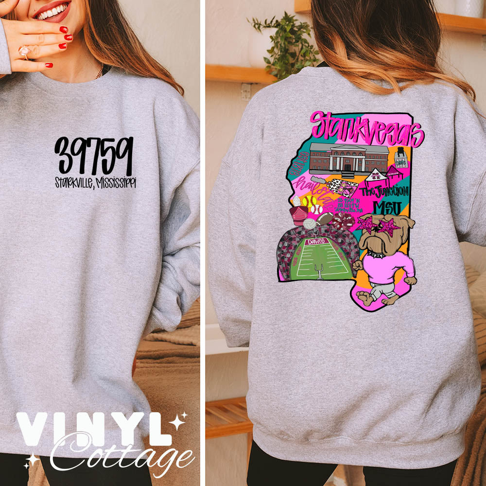 39759 Starkville Mississippi Zipcode ~ DTF Transfer