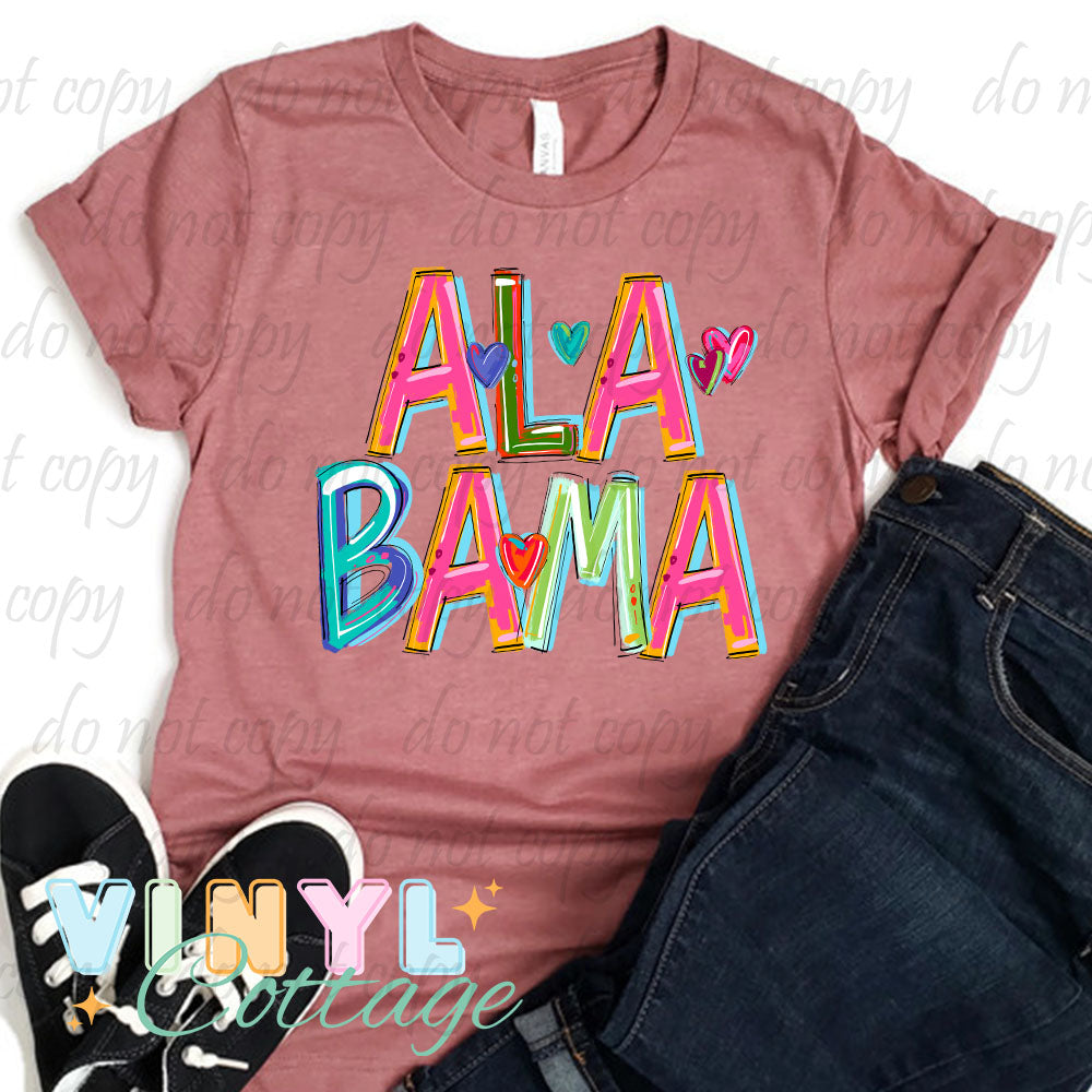 Alabama Cheery ~ DTF Transfer
