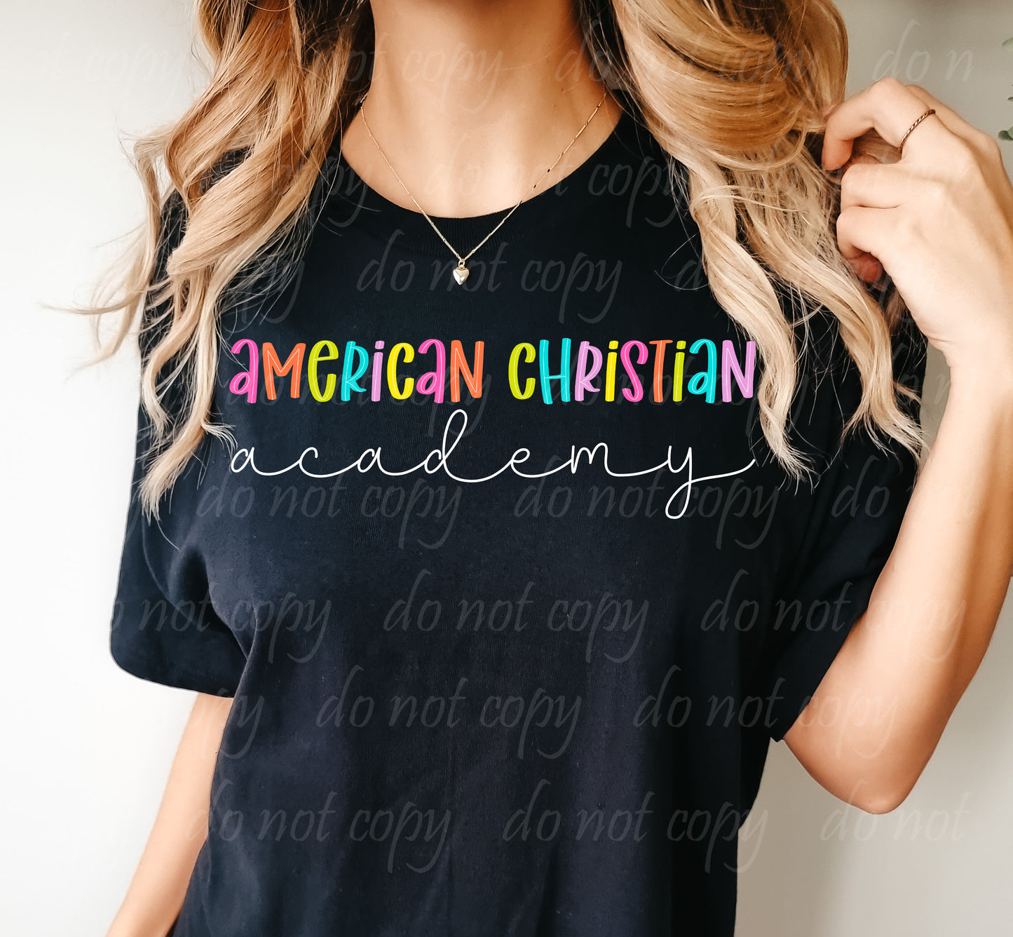 American Christian Academy Bright Lines ~ COR ~ DTF Transfer
