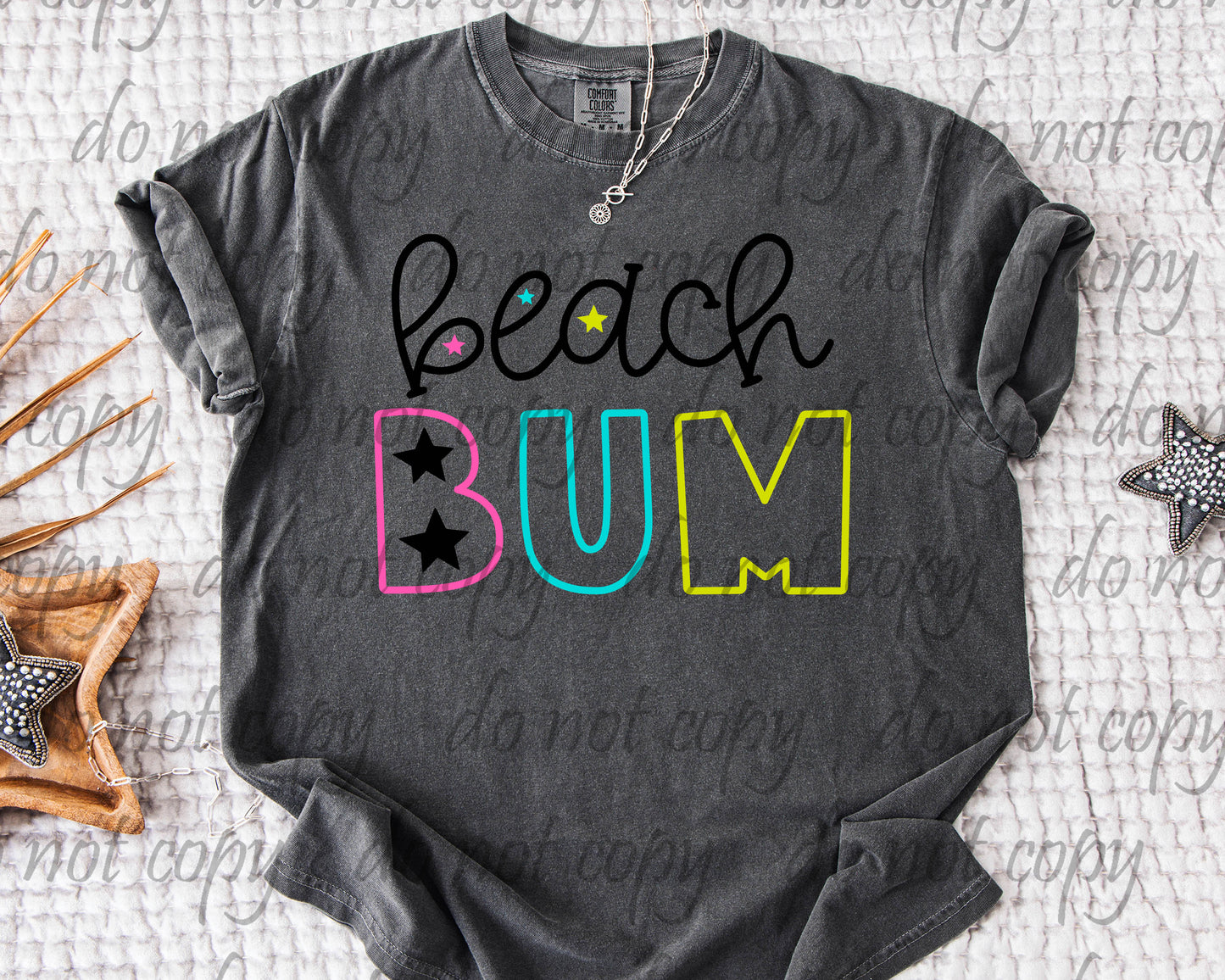 Beach Bum ~ 25COR06 ~ DTF Transfer