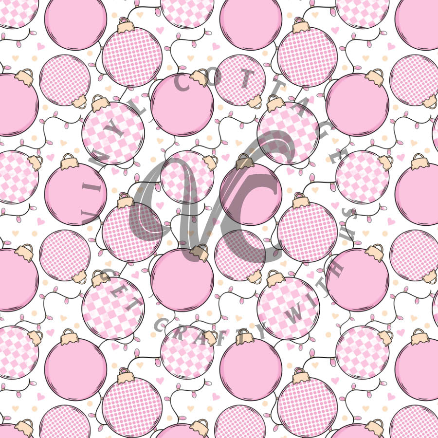 Pink Ornaments ~ CH38