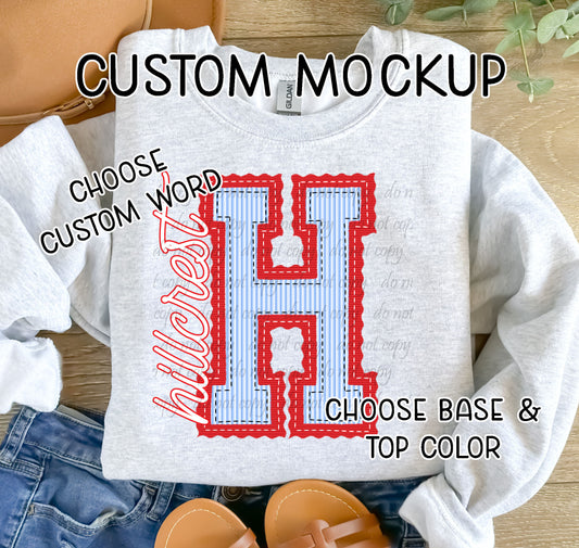 Design Fee/Mockup ~ Prepster Initials ~ 25SAG