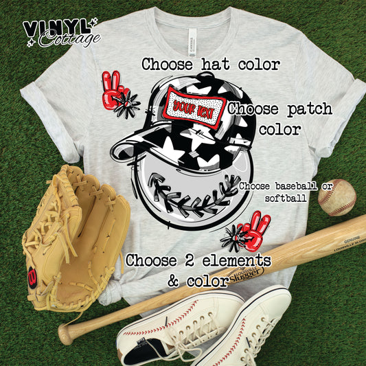 Design Fee/Mockup ~ Play Ball Happy Face ~ 25SAG