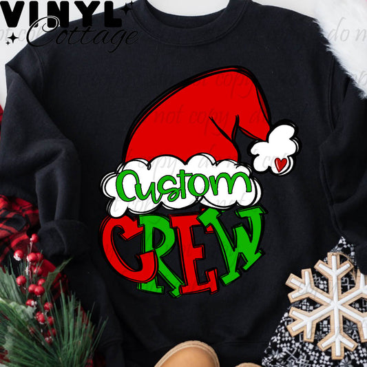 Custom Design Fee/Mockup ~ 24SAG ~ Christmas Crew