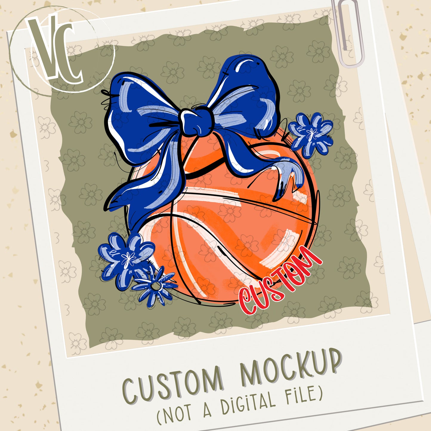 Design Fee/Mockup ~ Playball Basketball ~ 25SAG