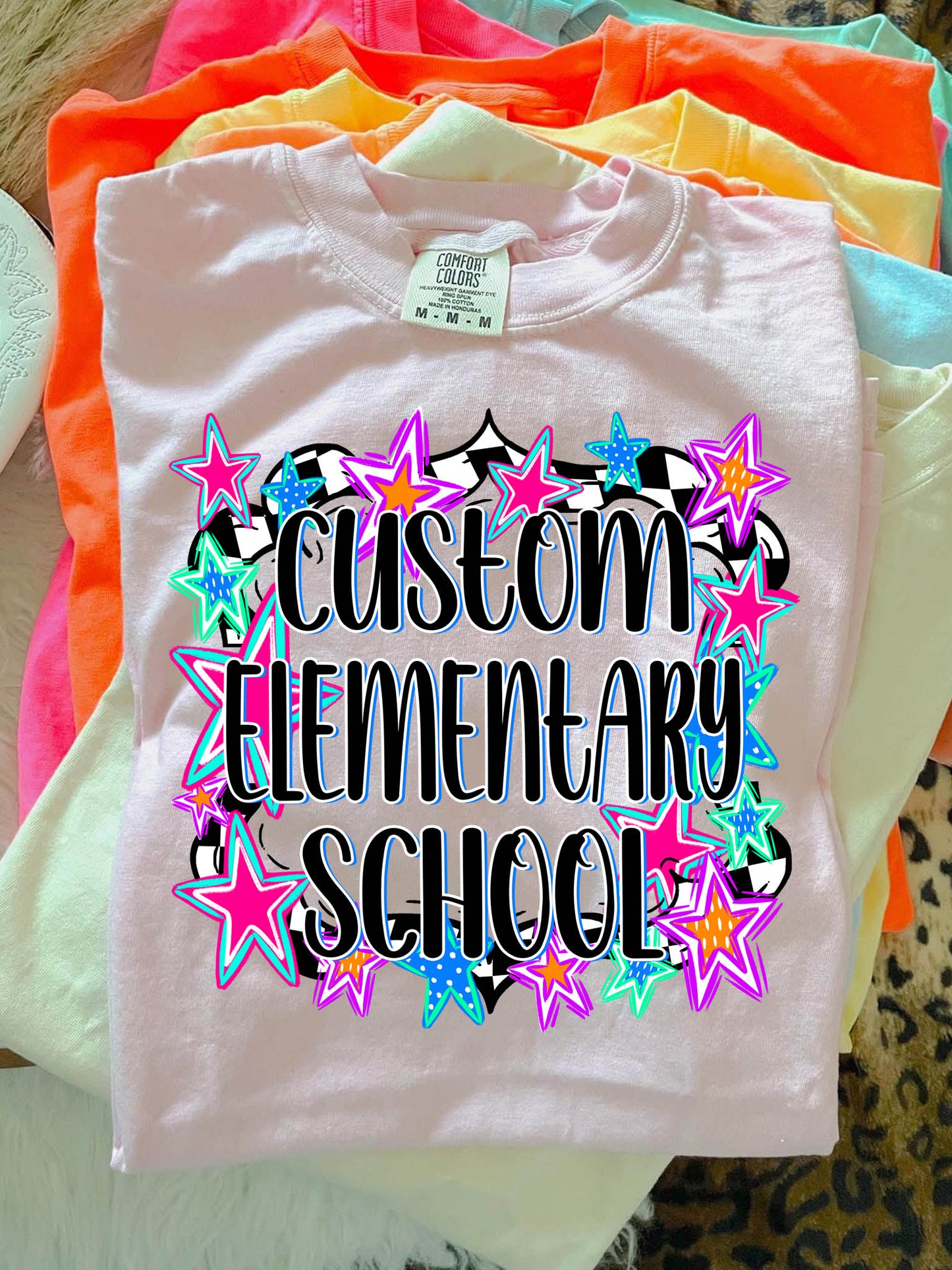 Custom School Stars ~ 25SAG ~ DTF Transfer