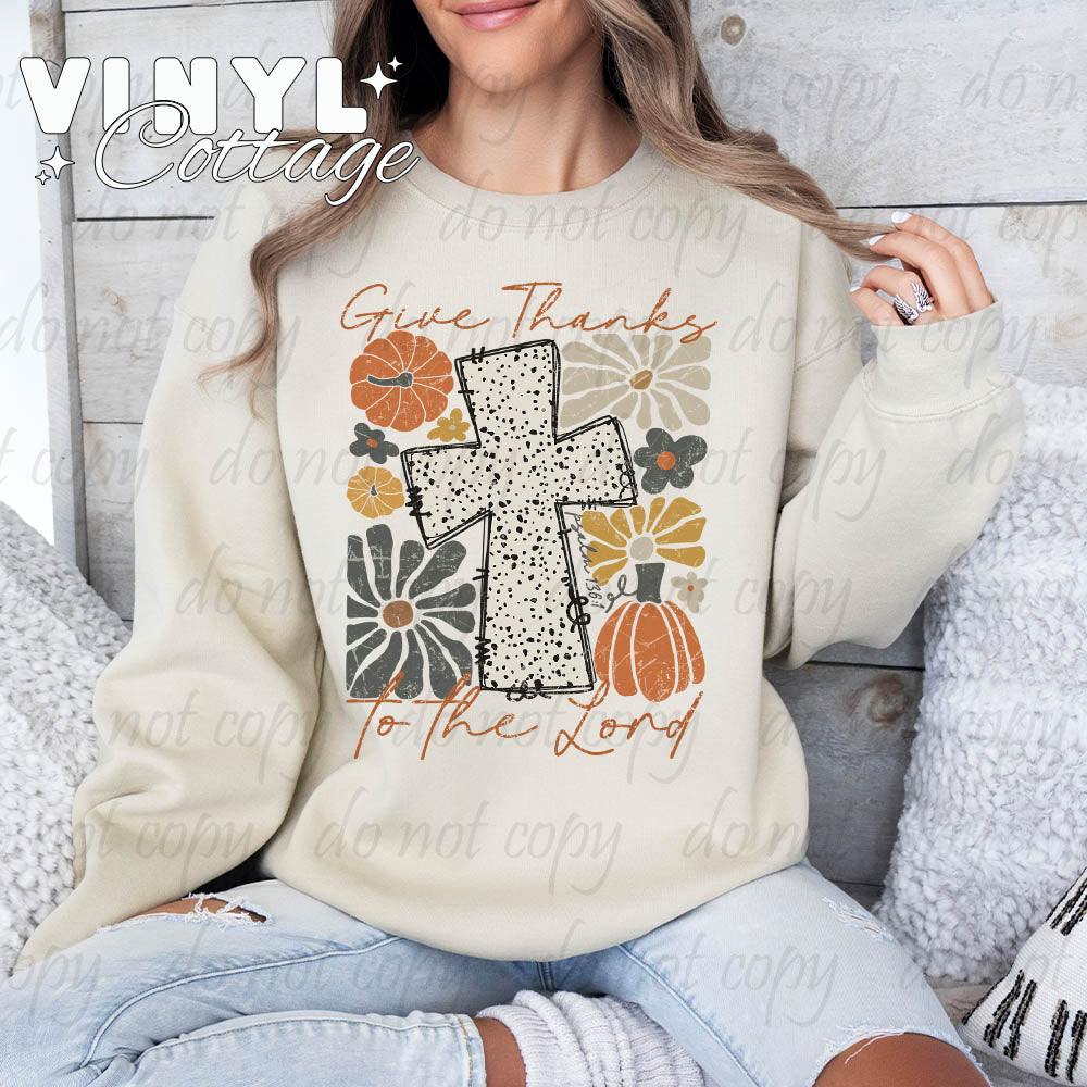 Give Thanks To the Lord ~ DTF Transfer