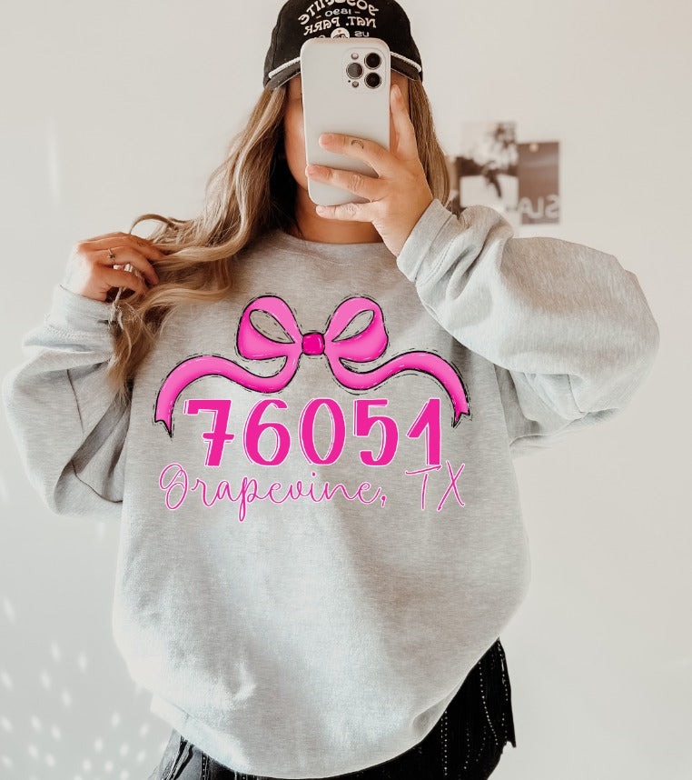 Custom Bow Zip Codes ~ 25SAG_BZC ~ DTF Transfer
