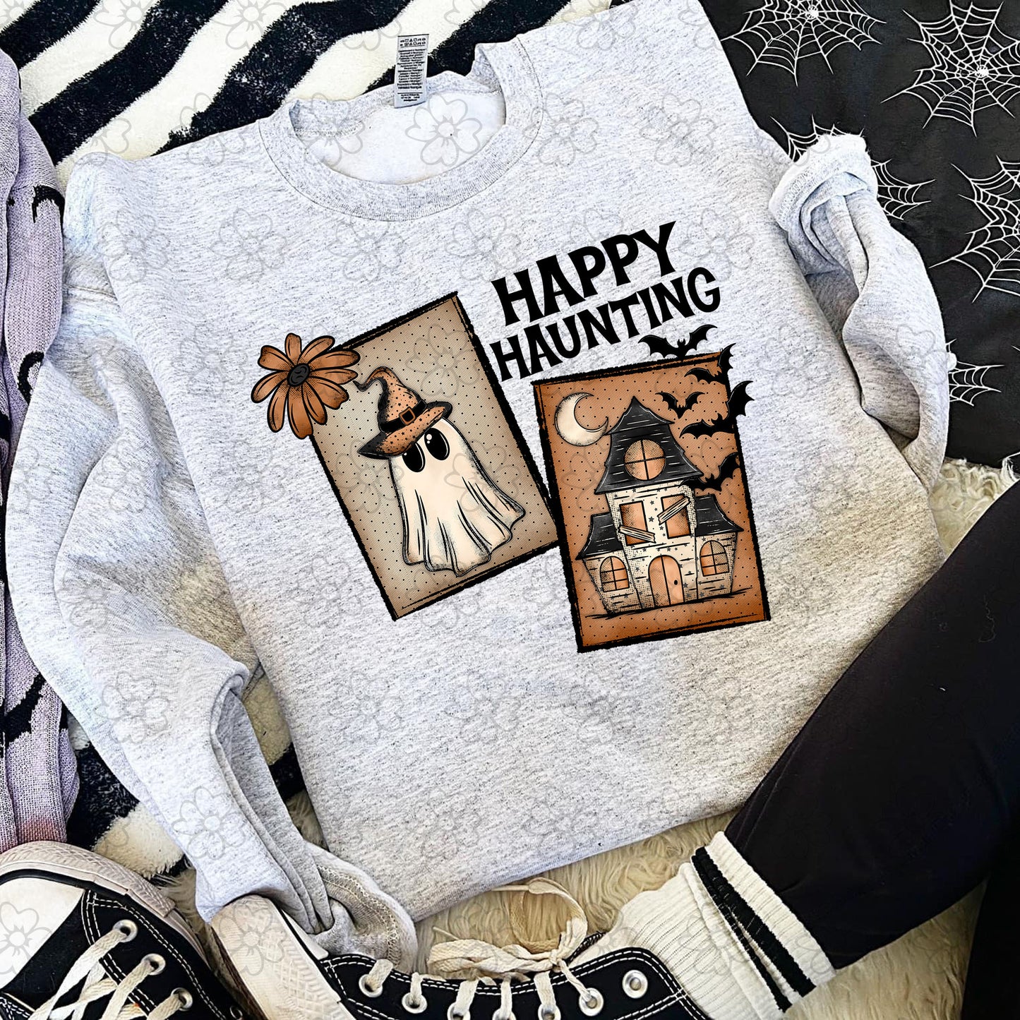 Happy Haunting ~ 25SWD07 ~ DTF Transfer