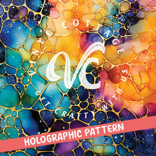 Ocean Pebbles ~ Holographic Vinyl ~ HG64