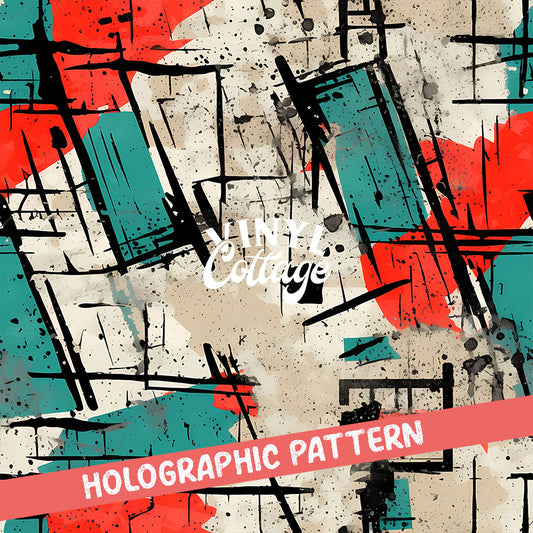 Graffiti ~ Holographic Vinyl ~ HG74
