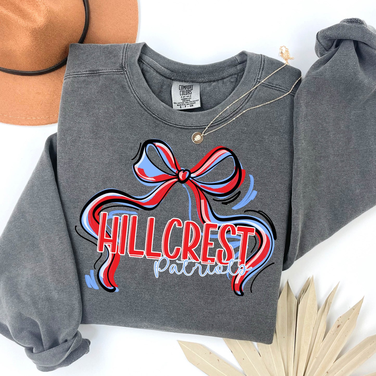 Hillcrest Patriots ~ Ribbon Mascots ~ 25SAG ~ DTF Transfer