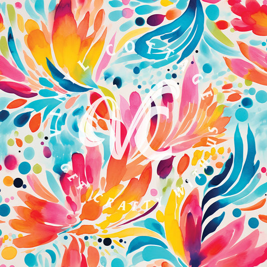 Watercolor Blooms ~ KGD21