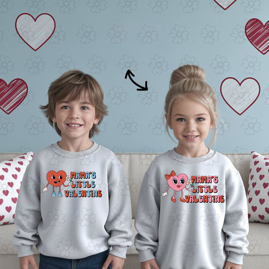 Mamas Little Valentine Pink ~ 26CF01 ~ DTF Transfer