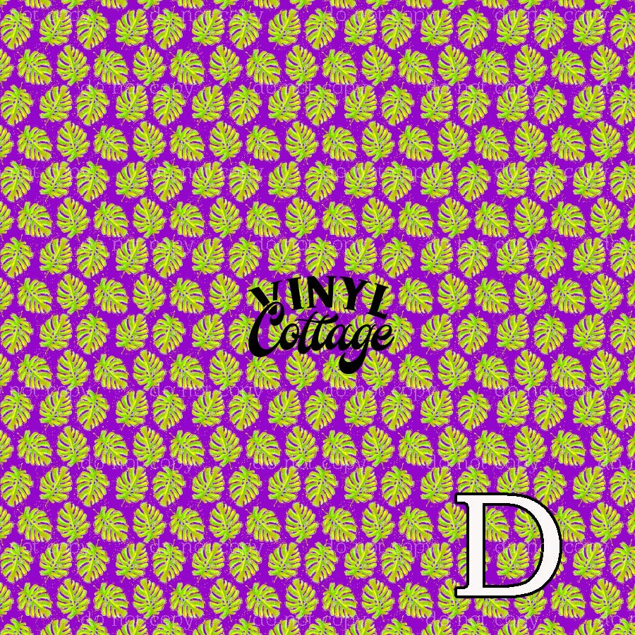 Neon Monstera ~ 1066