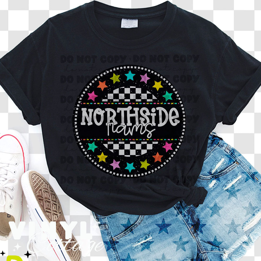 Northside Rams ~ Seeing Stars ~ DTF Transfer
