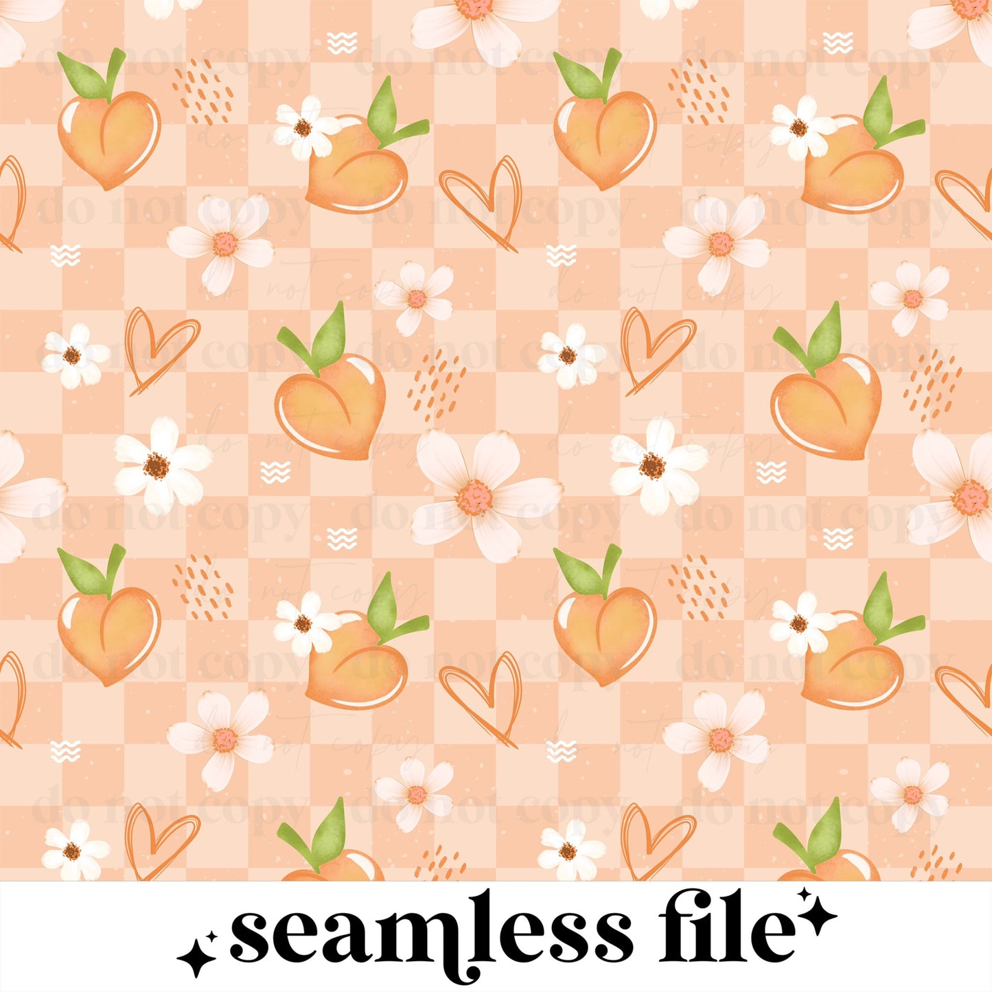 Peachy Checkers ~ 26CSC03 ~ 1556