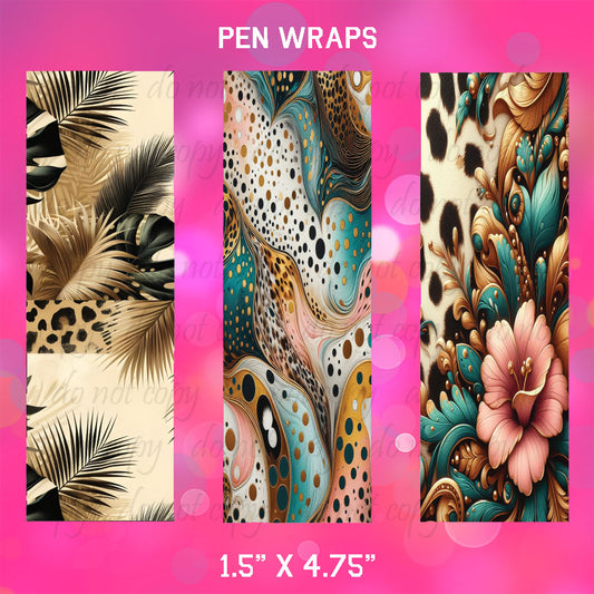 Pen Wraps ~ Abstracts