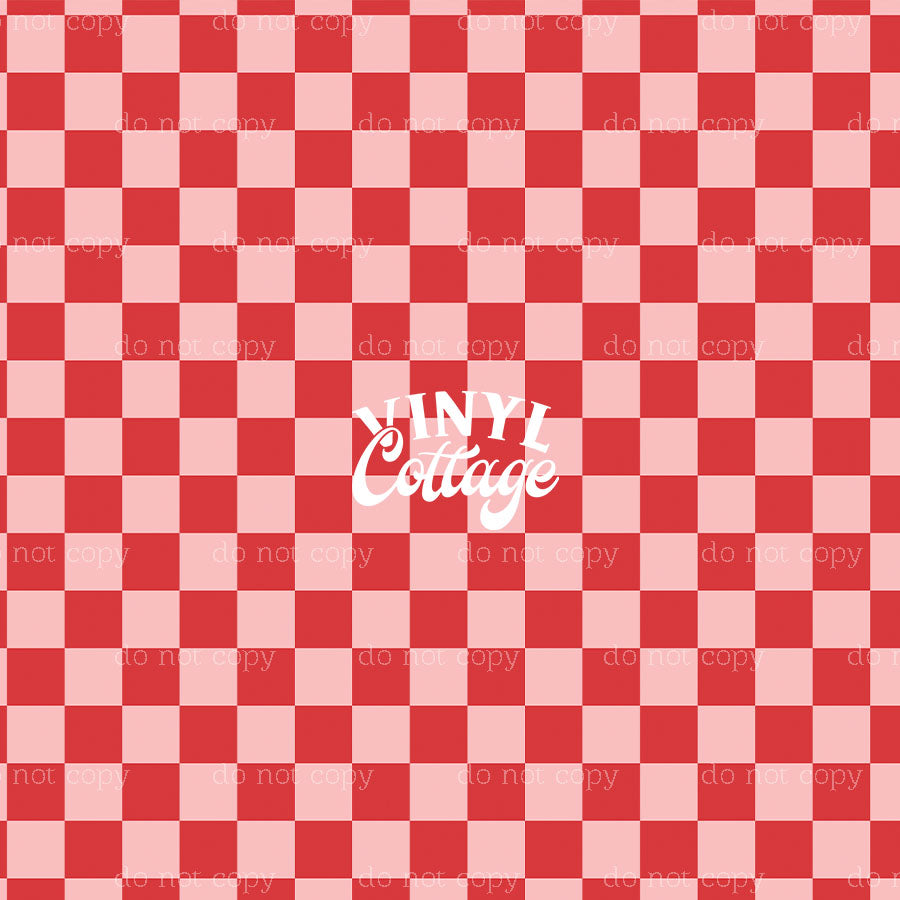 Red and Pink Check ~ PL12