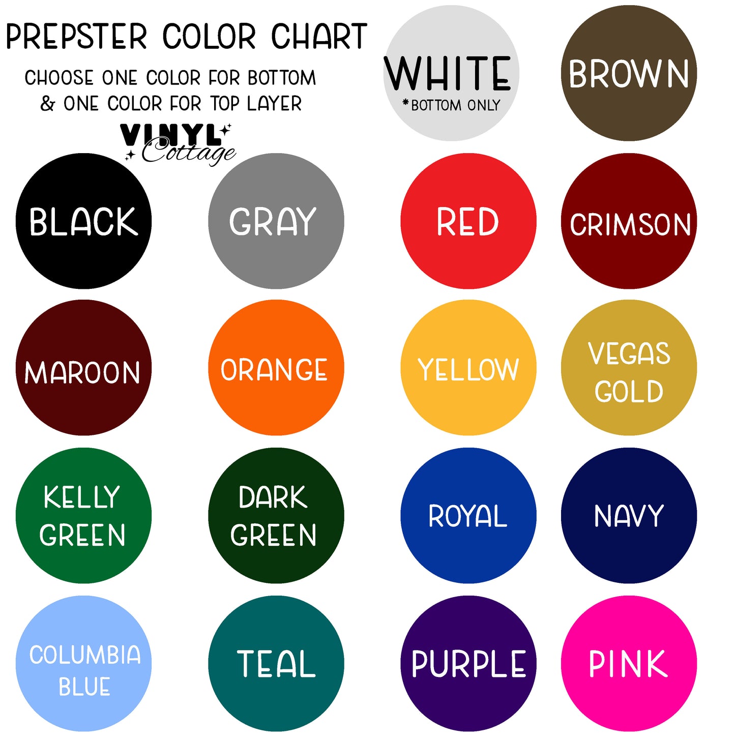 Custom Prepster Initials ~ 25SAG ~ DTF Transfer
