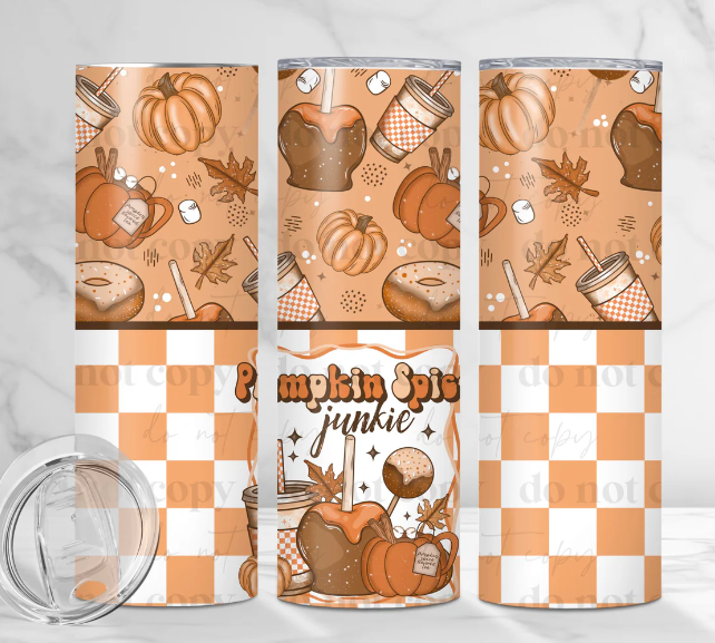 TW125 ~ Tumbler Wrap ~ Pumpkin Spice Junkie