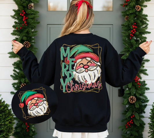Santa Pocket Image ~ SAG25 ~ DTF Transfer
