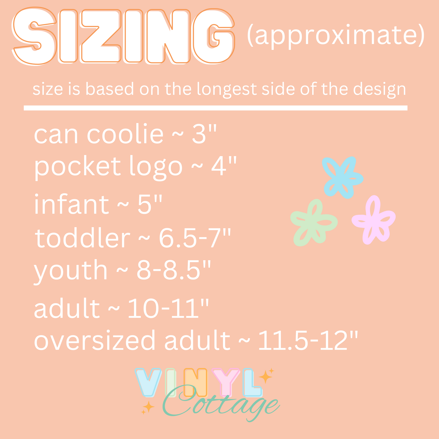 Georgia Floral ~ Front Design Only ~ DTF Transfer