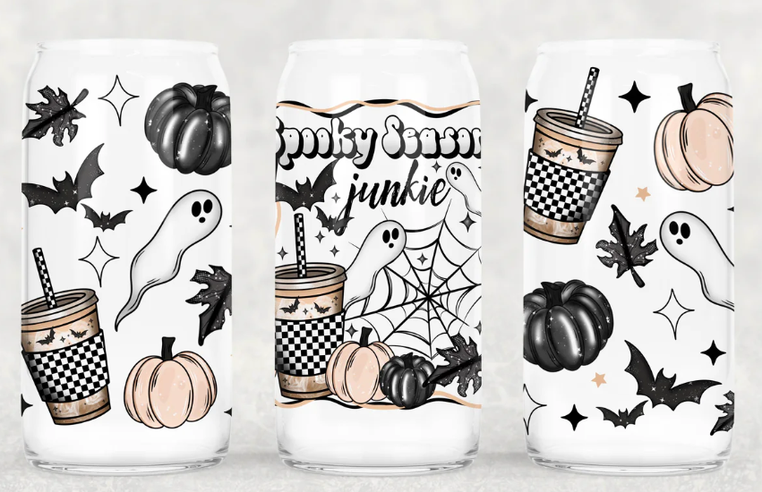 109UV ~ UV DTF Wrap ~ Spooky Season Junkie