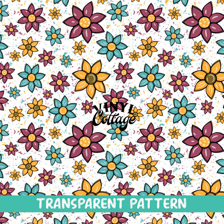 Spring Flowers ~ TRANSPARENT VINYL ~ TP50