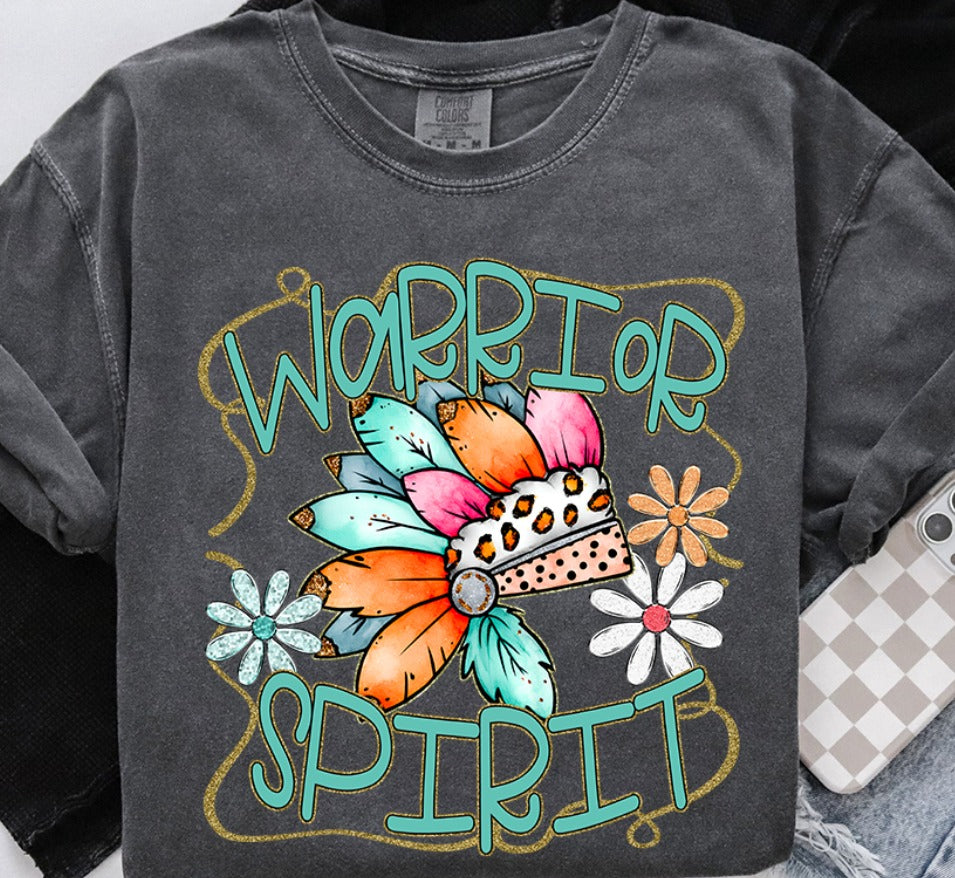 Funky Spirit Mascot ~ Warrior Headdress ~ 25SAG ~ DTF Transfers
