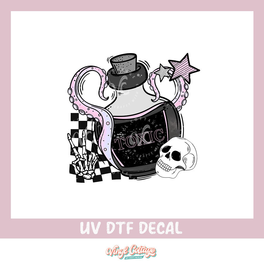 WC212 ~ UV DTF DECAL ~ Toxic