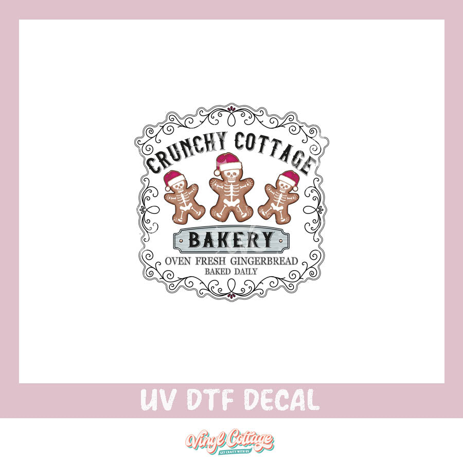 WC237~ UV DTF DECAL ~ Crunchy Cottage Bakery