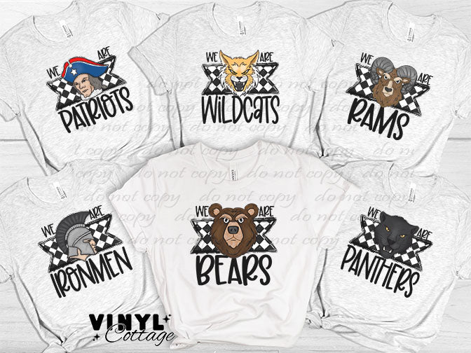 We Are Mascots ~ Sublimation Transfer