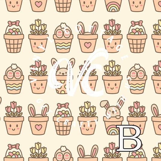 Potted Bunnies ~ PV116