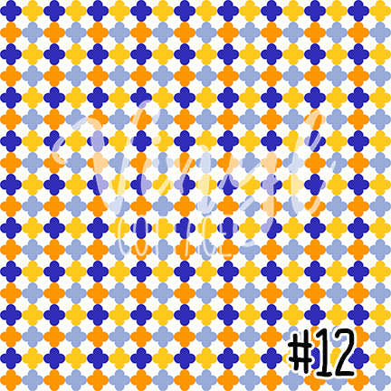 Blue and Orange Patterns