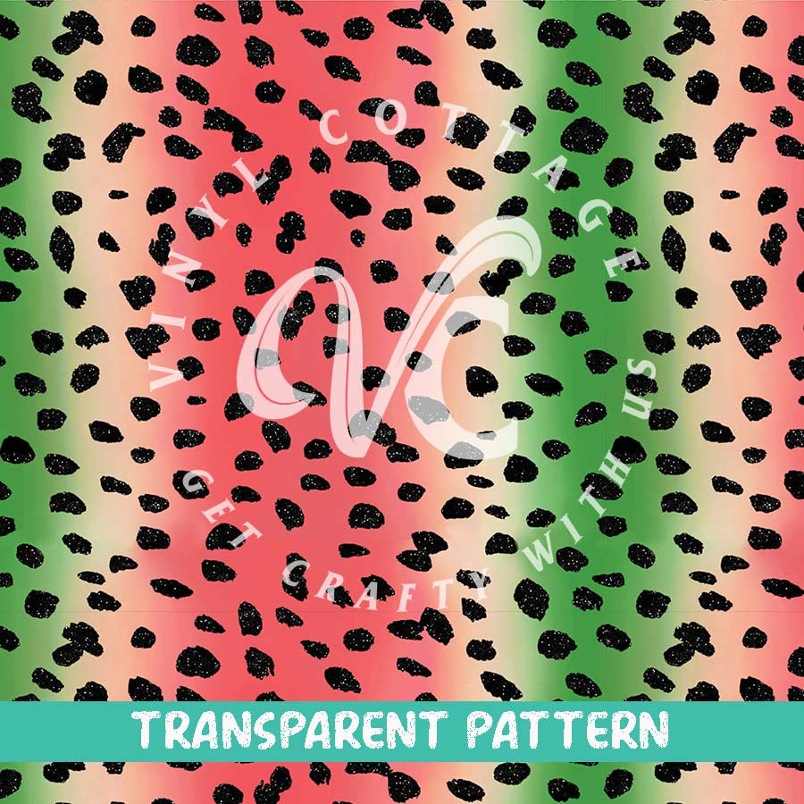 Watermelon Ombre ~ TRANSPARENT VINYL ~ TP12