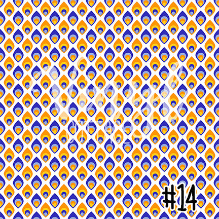 Blue and Orange Patterns