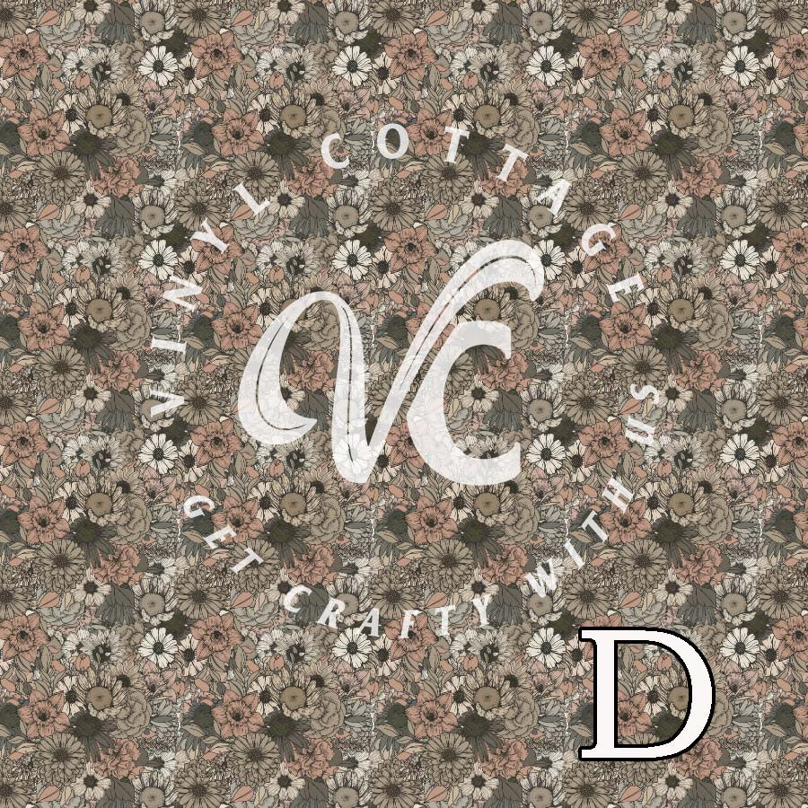 Faded Florals ~ FL08