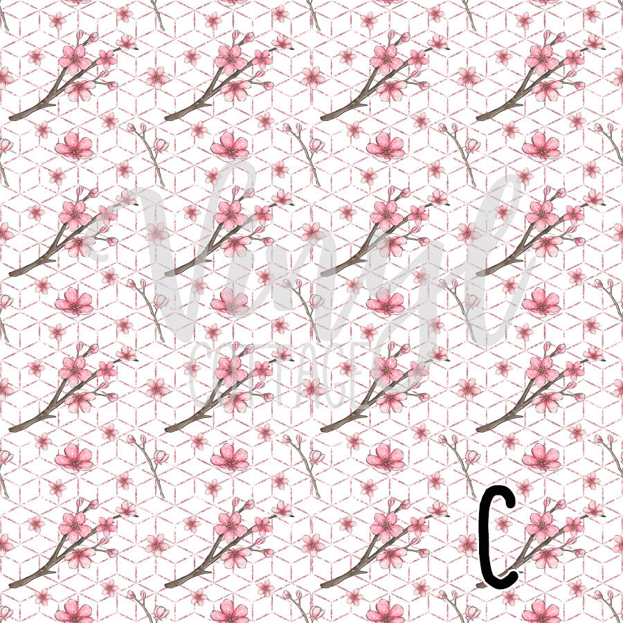 Cherry Blossom Tangram ~ FL45