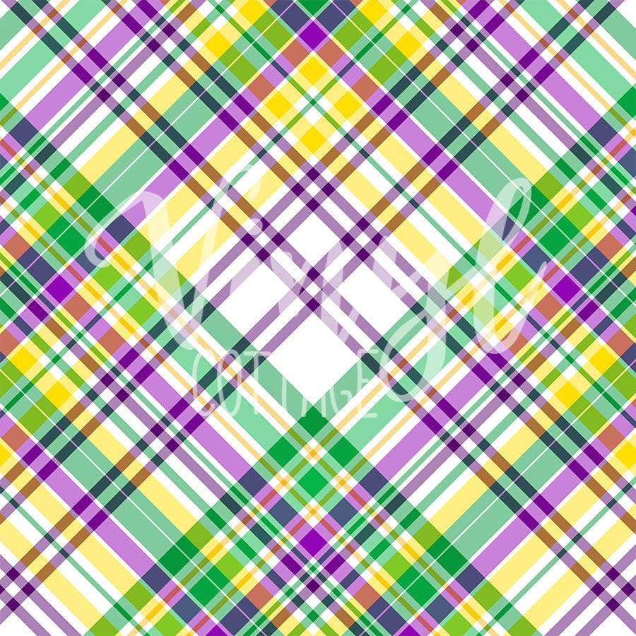Mardi Gras Plaid 04