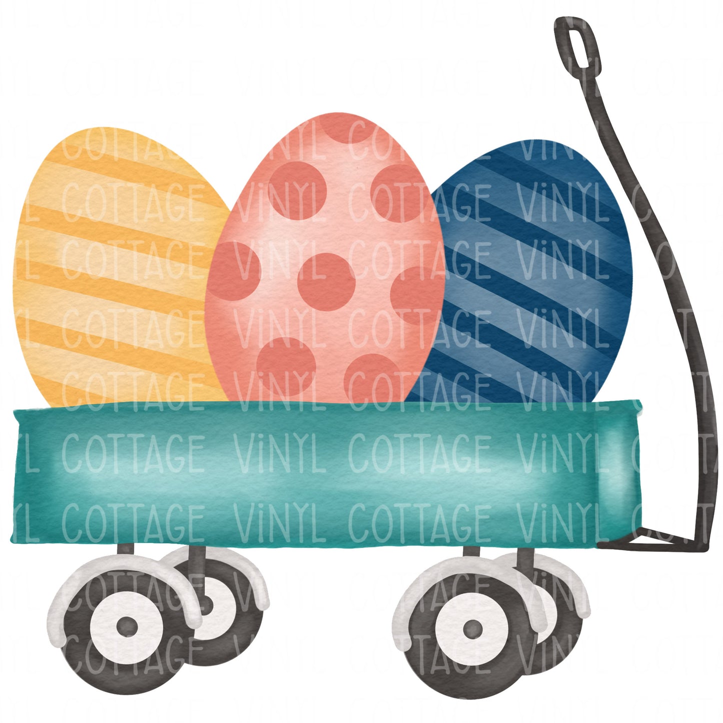 TR527 Egg Trio in Wagon